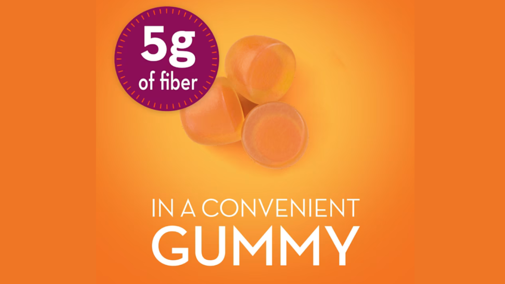 Metamucil gummies contains 5g of Fiber