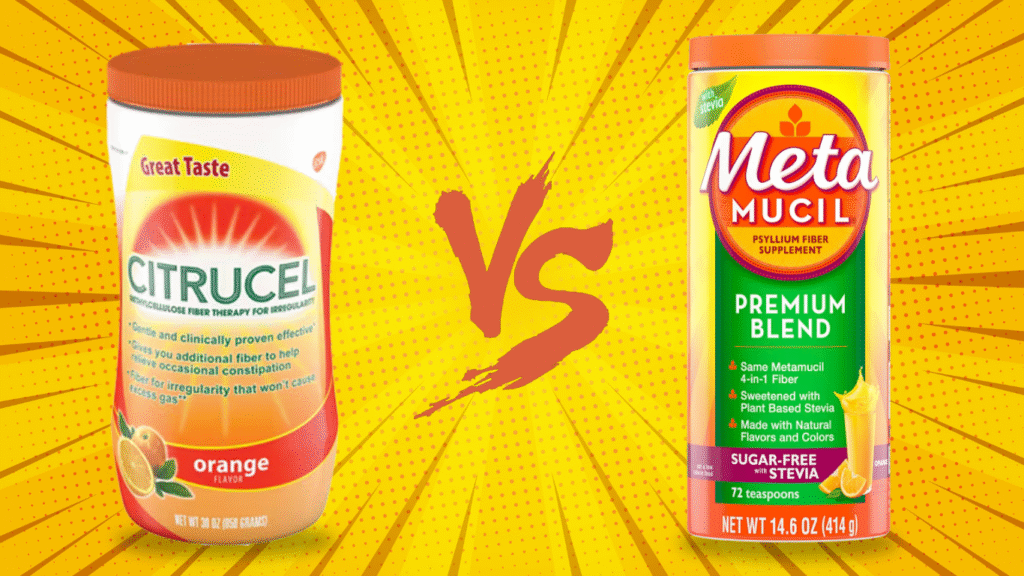 Citrucel vs Metamucil