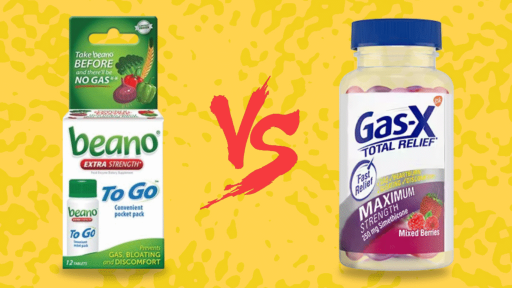 Beano vs Gas-X