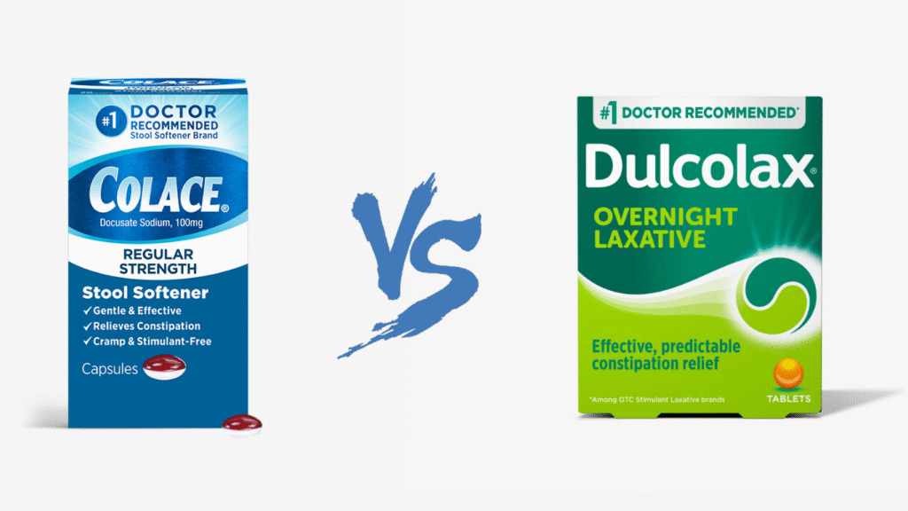 Colace vs Dulcolax